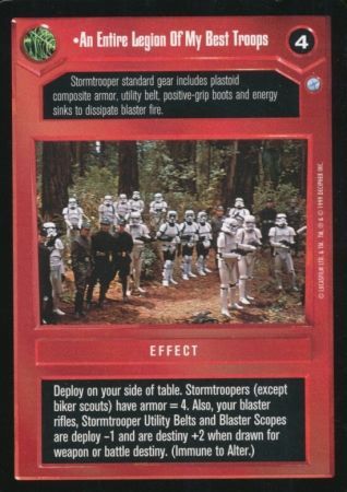An Entire Legion Of My Best Troops Uncommon Dark Side An Entire Legion Of My Best Troops Uncommon Dark Side