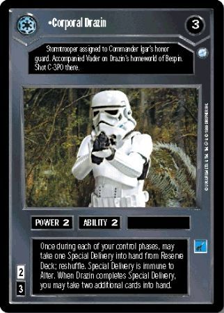 Corporal Drazin Uncommon Dark Side Corporal Drazin Uncommon Dark Side