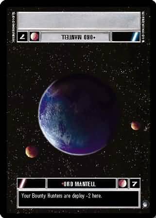 Ord Mantell Common2 Dark Side BB Star Wars Hoth Limited Singles Ord Mantell Common2 Dark Side BB Star Wars Hoth Limited Singles