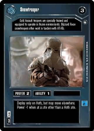 Snowtrooper Common3 Dark Side BB Star Wars Hoth Limited Singles Snowtrooper Common3 Dark Side BB Star Wars Hoth Limited Singles