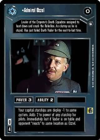 Admiral Ozzel Rare1 Dark Side BB Admiral Ozzel Rare1 Dark Side BB