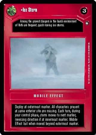 Ice Storm Uncommon1 Dark Side BB Star Wars Hoth Limited Singles Ice Storm Uncommon1 Dark Side BB Star Wars Hoth Limited Singles