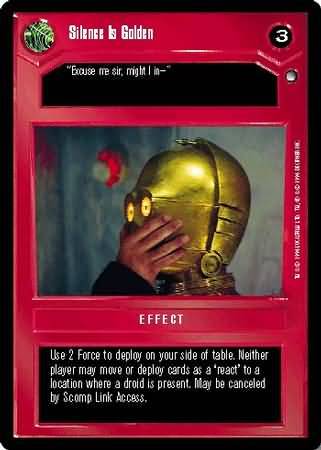 Silence Is Golden Uncommon2 Dark Side BB Silence Is Golden Uncommon2 Dark Side BB