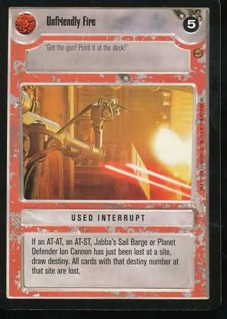 Unfriendly Fire Rare Light Side Unfriendly Fire Rare Light Side
