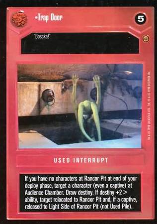 Trap Door Uncommon Dark Side Star Wars Jabba s Palace Limited Singles Trap Door Uncommon Dark Side Star Wars Jabba s Palace Limited Singles
