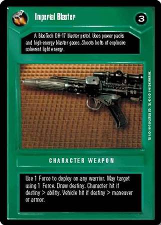 Imperial Blaster Common2 Dark Side Star Wars Premiere Limited Edition Star Wars Singles Imperial Blaster Common2 Dark Side Star Wars Premiere Limited Edition Star Wars Singles