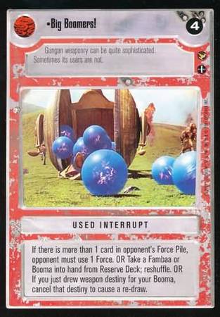 Big Boomers Common Light Side Star Wars Theed Palace Limited Singles Big Boomers Common Light Side Star Wars Theed Palace Limited Singles