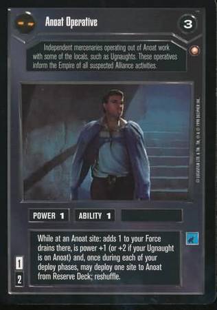 Anoat Operative Common Dark Side Star Wars Special Edition Limited Singles Anoat Operative Common Dark Side Star Wars Special Edition Limited Singles