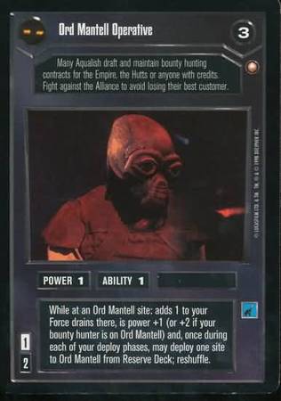 Ord Mantell Operative Common Dark Side Star Wars Special Edition Limited Singles Ord Mantell Operative Common Dark Side Star Wars Special Edition Limited Singles