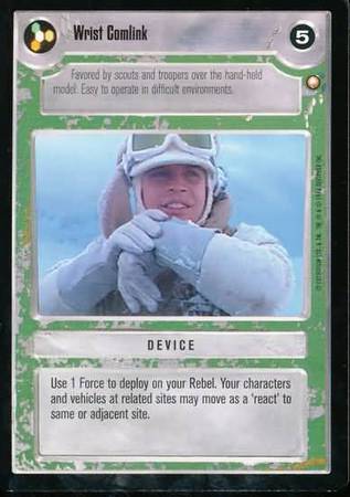 Wrist Comlink Common Light Side Star Wars Special Edition Limited Singles Wrist Comlink Common Light Side Star Wars Special Edition Limited Singles