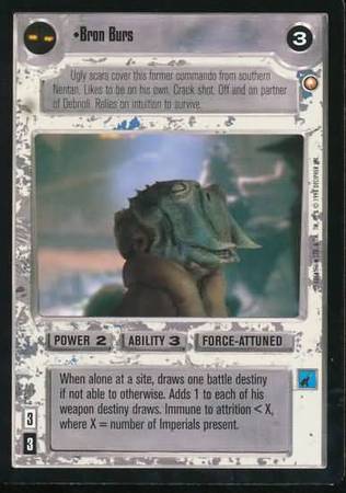 Bron Burs Rare Light Side Star Wars Special Edition Limited Singles Bron Burs Rare Light Side Star Wars Special Edition Limited Singles