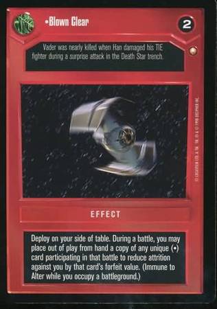Blown Clear Uncommon Dark Side Star Wars Special Edition Limited Singles Blown Clear Uncommon Dark Side Star Wars Special Edition Limited Singles
