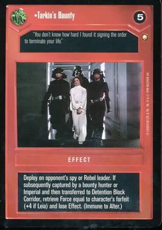 Tarkin s Bounty Uncommon Dark Side Star Wars Special Edition Limited Singles Tarkin s Bounty Uncommon Dark Side Star Wars Special Edition Limited Singles