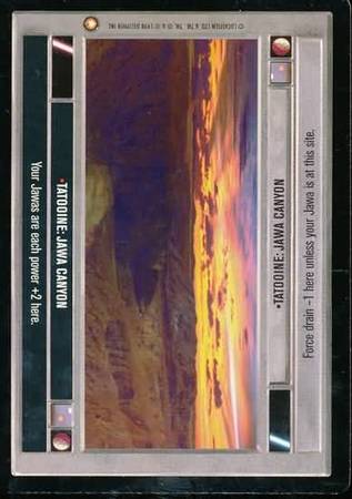 Tatooine Jawa Canyon Uncommon Dark Side Tatooine Jawa Canyon Uncommon Dark Side