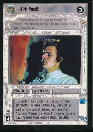 Firin Morett Uncommon Light Side Star Wars Special Edition Limited Singles Firin Morett Uncommon Light Side Star Wars Special Edition Limited Singles