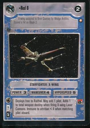 Red 8 Uncommon Light Side Star Wars Special Edition Limited Singles Red 8 Uncommon Light Side Star Wars Special Edition Limited Singles