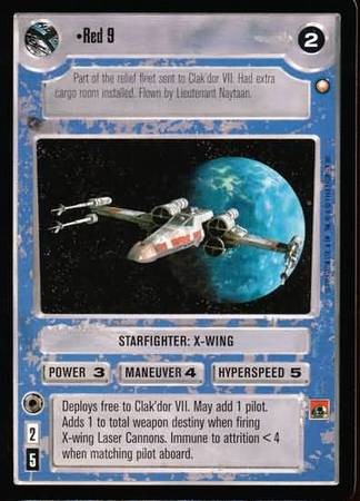 Red 9 Uncommon Light Side Star Wars Special Edition Limited Singles Red 9 Uncommon Light Side Star Wars Special Edition Limited Singles