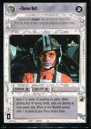 Theron Nett Uncommon Light Side Star Wars Special Edition Limited Singles Theron Nett Uncommon Light Side Star Wars Special Edition Limited Singles