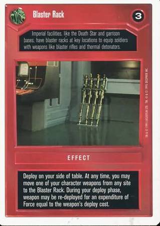 Blaster Rack Uncommon1 Dark Side Star Wars Premiere Unlimited Edition Star Wars Singles Blaster Rack Uncommon1 Dark Side Star Wars Premiere Unlimited Edition Star Wars Singles