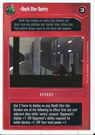Death Star Sentry Uncommon1 Dark Side Death Star Sentry Uncommon1 Dark Side