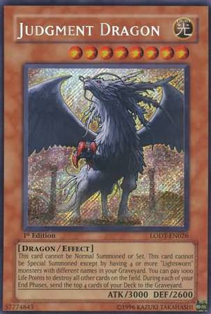 Judgment Dragon - LODT-EN026 - Secret Rare 1st Edition
