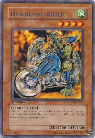 Diskblade Rider LODT EN035 Rare 1st Edition Diskblade Rider LODT EN035 Rare 1st Edition