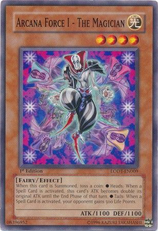 Arcana Force I The Magician LODT EN009 Common 1st Edition Arcana Force I The Magician LODT EN009 Common 1st Edition