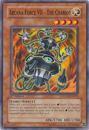 Arcana Force VII The Chariot LODT EN013 Common 1st Edition Arcana Force VII The Chariot LODT EN013 Common 1st Edition