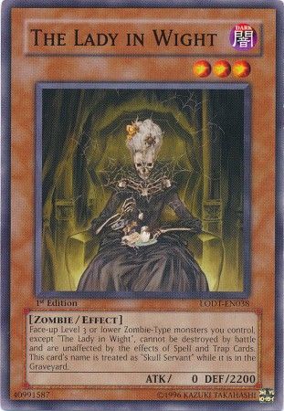 The Lady in Wight LODT EN038 Common 1st Edition Light of Destruction LODT Singles The Lady in Wight LODT EN038 Common 1st Edition Light of Destruction LODT Singles
