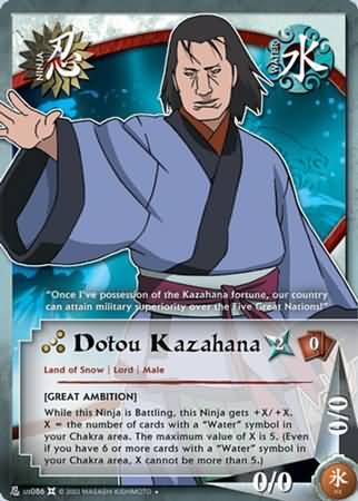 Dotou Kazahana 086 Uncommon Naruto The Chosen Dotou Kazahana 086 Uncommon Naruto The Chosen