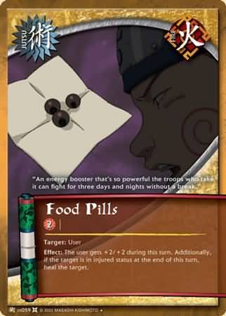Food Pills 059 Uncommon Naruto The Chosen Food Pills 059 Uncommon Naruto The Chosen