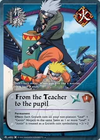 From the Teacher to the Pupil 052 Uncommon Naruto The Chosen From the Teacher to the Pupil 052 Uncommon Naruto The Chosen