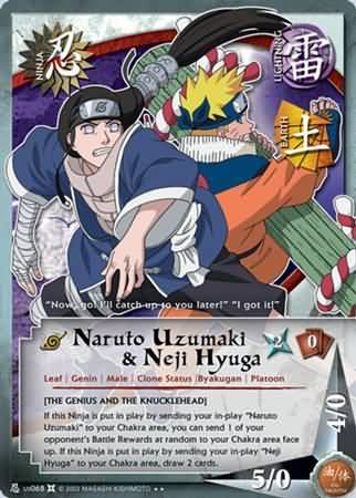 Naruto Uzumaki Neji Hyuga 068 Rare Naruto Uzumaki Neji Hyuga 068 Rare