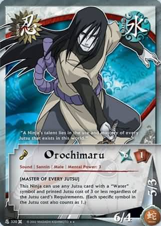 Orochimaru 320 Rare Naruto The Chosen Orochimaru 320 Rare Naruto The Chosen
