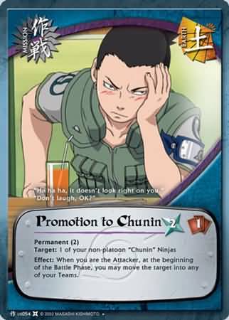 Promotion to Chunin 054 Uncommon Naruto The Chosen Promotion to Chunin 054 Uncommon Naruto The Chosen