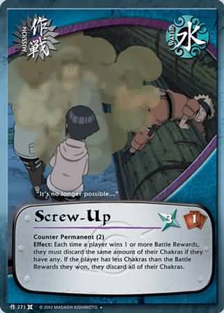 Screw Up 271 Uncommon Naruto The Chosen Screw Up 271 Uncommon Naruto The Chosen