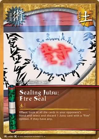 Sealing Jutsu Fire Seal 061 Uncommon Naruto The Chosen Sealing Jutsu Fire Seal 061 Uncommon Naruto The Chosen