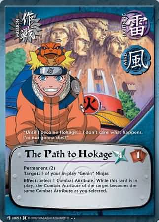 The Path to Hokage 053 Rare Naruto The Chosen The Path to Hokage 053 Rare Naruto The Chosen