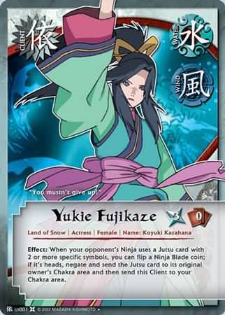 Yukie Fujikaze 001 Uncommon Naruto The Chosen Yukie Fujikaze 001 Uncommon Naruto The Chosen