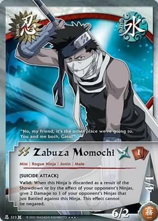 Zabuza Momochi Suicide Attack N 323 Super Rare Naruto The Chosen Zabuza Momochi Suicide Attack N 323 Super Rare Naruto The Chosen
