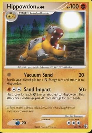 Hippowdon 21 100 Rare Diamond Pearl Majestic Dawn Singles Hippowdon 21 100 Rare Diamond Pearl Majestic Dawn Singles