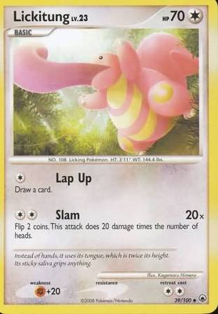 Lickitung 39 100 Uncommon Diamond Pearl Majestic Dawn Singles Lickitung 39 100 Uncommon Diamond Pearl Majestic Dawn Singles
