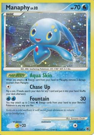 Manaphy 8 100 Holo Rare Manaphy 8 100 Holo Rare