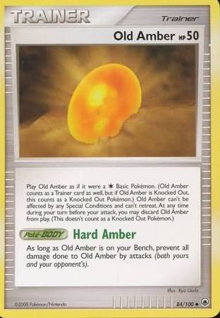 Aerodactyl and Old Amber Fossil from Pokemon Card 151