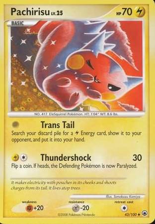 Pachirisu 43 100 Uncommon Pachirisu 43 100 Uncommon