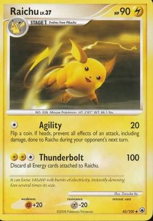 Raichu 45 100 Uncommon Diamond Pearl Majestic Dawn Singles Raichu 45 100 Uncommon Diamond Pearl Majestic Dawn Singles