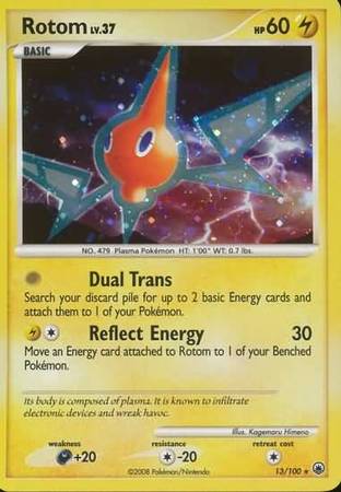 Rotom 13 100 Holo Rare Diamond Pearl Majestic Dawn Singles Rotom 13 100 Holo Rare Diamond Pearl Majestic Dawn Singles
