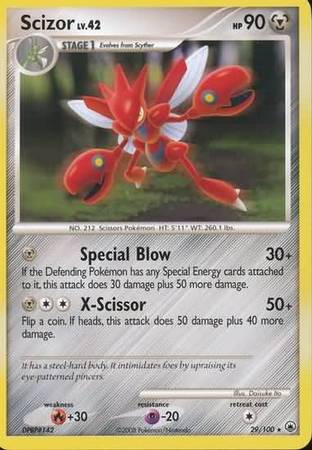 Scizor 29 100 Rare Diamond Pearl Majestic Dawn Singles Scizor 29 100 Rare Diamond Pearl Majestic Dawn Singles
