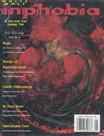 Inphobia Magazine Issue 54 White Wolf Magazine RPGs A Z Inphobia Magazine Issue 54 White Wolf Magazine RPGs A Z