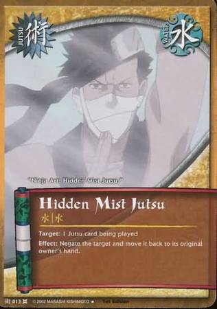Hidden Mist Jutsu 013 Uncommon Naruto The Chosen Hidden Mist Jutsu 013 Uncommon Naruto The Chosen